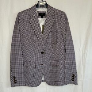 J.Crew Rhodes Micro Gingham Blazer 6 NWT